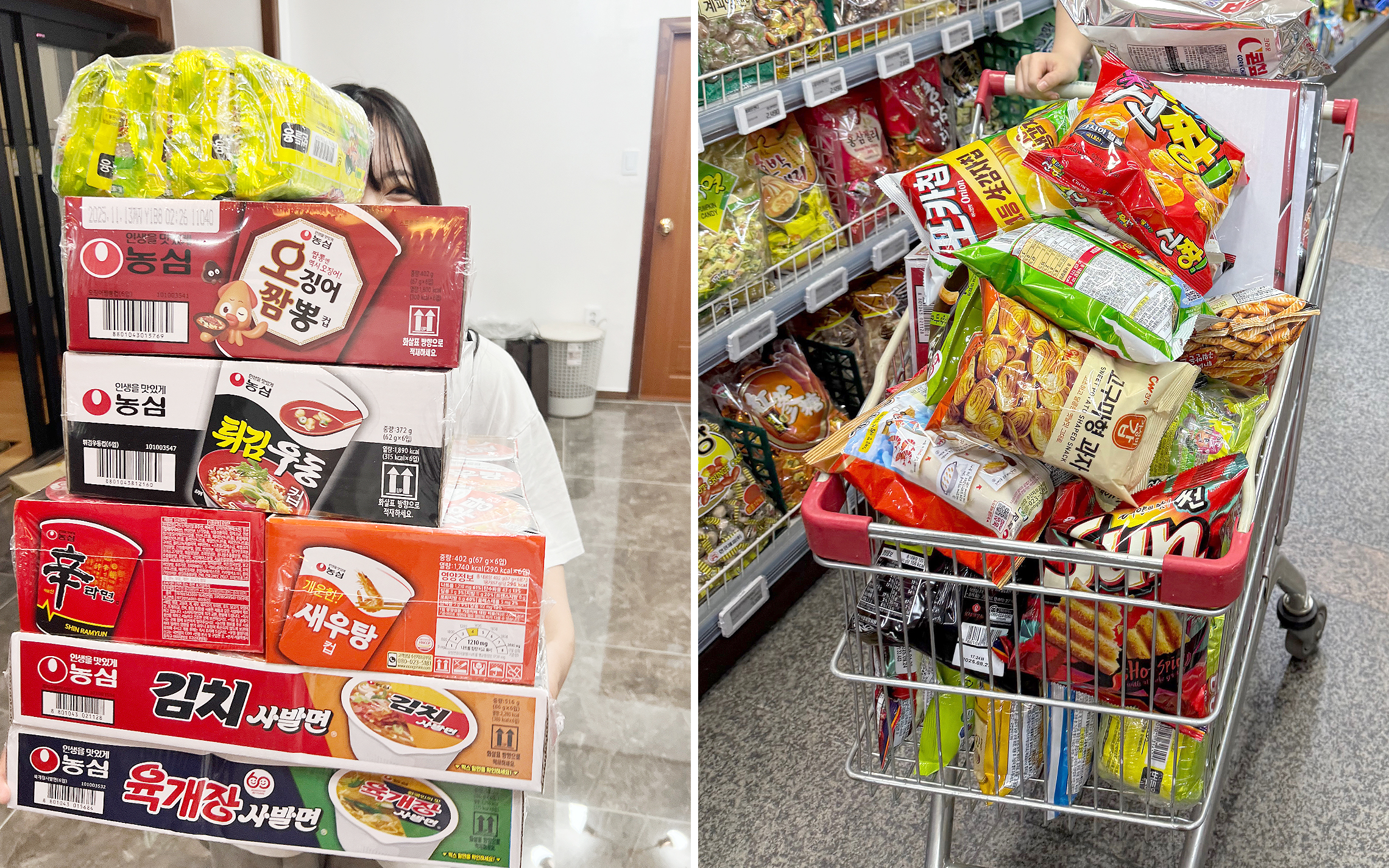 사진설명: 워크샵 해장엔 라면이 국룰